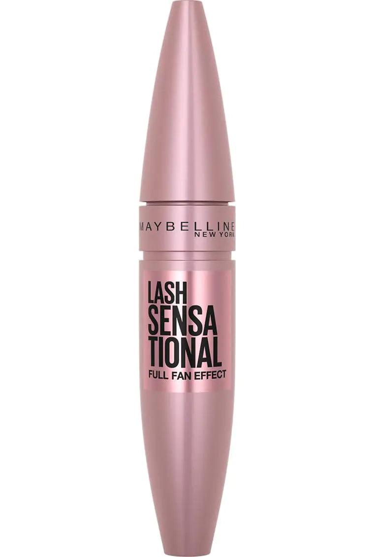 Maybelline Lash Sensational Washable Mascara, Lengthening and Volumizing for a Full Fan Effect, Blackest Black, 1 Count 0.32 Fl Oz (Pack of 1) - Evallys.com # #