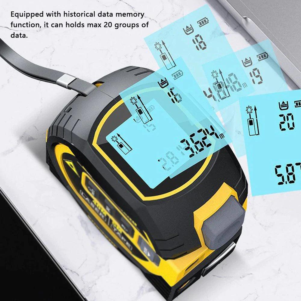 3 In 1 Laser Tape Measure - Evallys.com # #