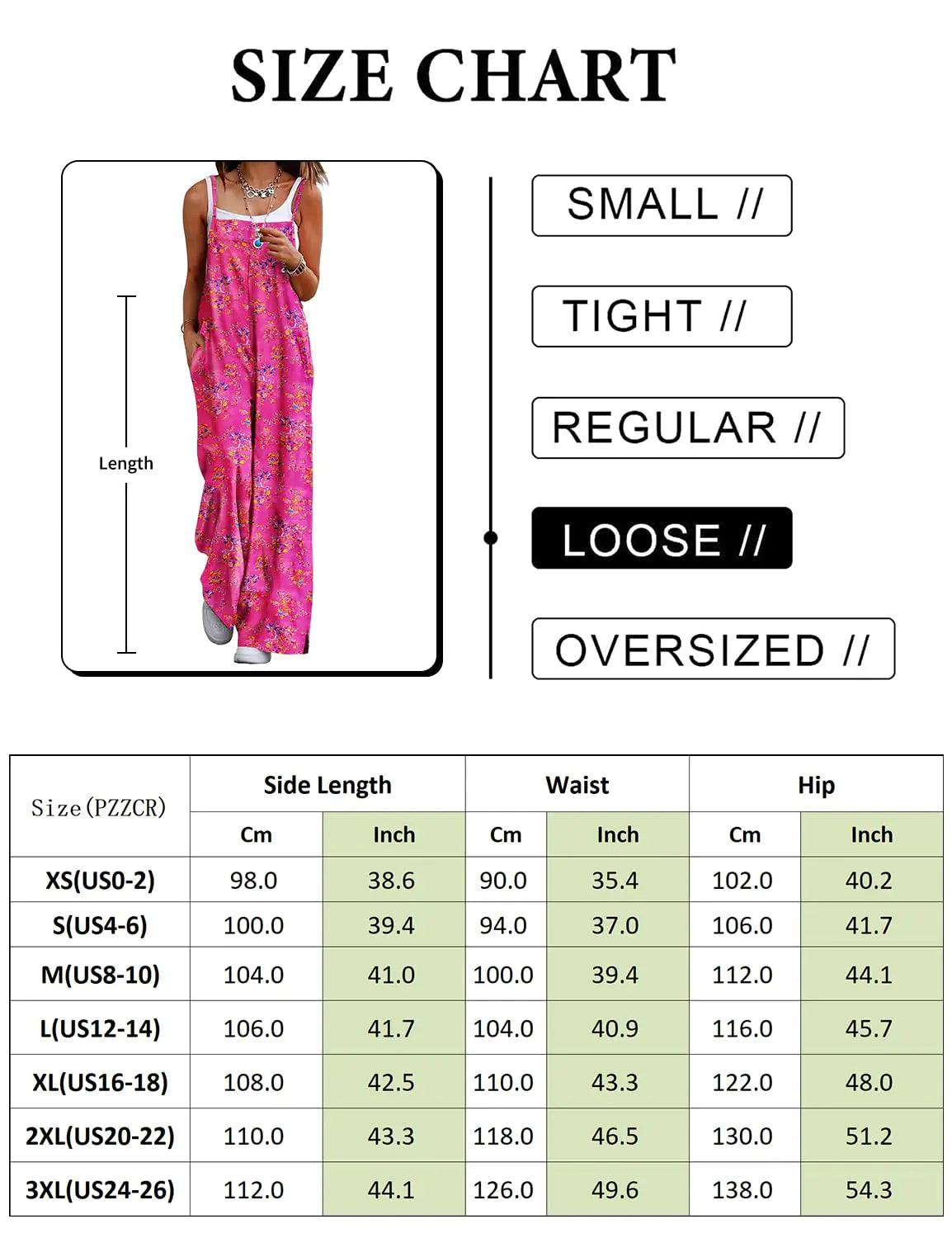 YESNO Women's Summer Boho Casual Jumpsuits Wide Leg Overalls Floral Print Baggy Rompers with Pocket PZZCR Medium Floral 08 - Evallys.com # #