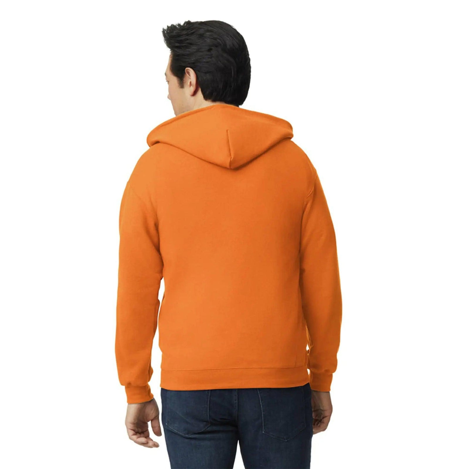 Gildan Unisex adult Fleece Zip Hoodie Sweatshirt, Style G18600, Multipack XX-Large Safety Orange (1-pack) - Evallys.com # #