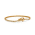 10K Yellow Gold Plated .925 Sterling Silver 2.0 Cttw Champagne Diamond Tennis 7" Bracelet (Champagne Color, I3 Clarity) - Evallys.com # #