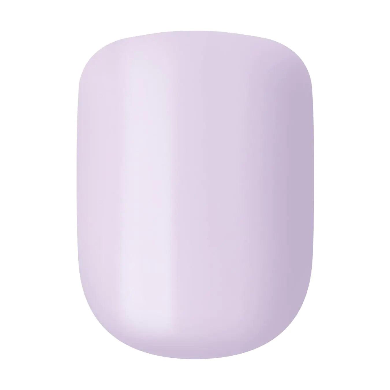 KISS imPRESS No Glue Mani Press On Nails, Color, 'Picture Purplect', Violet, Short Size, Squoval Shape, Includes 30 Nails, Prep Pad, Instructions Sheet, 1 Manicure Stick, 1 Mini File Picture Purplect - Evallys.com # #