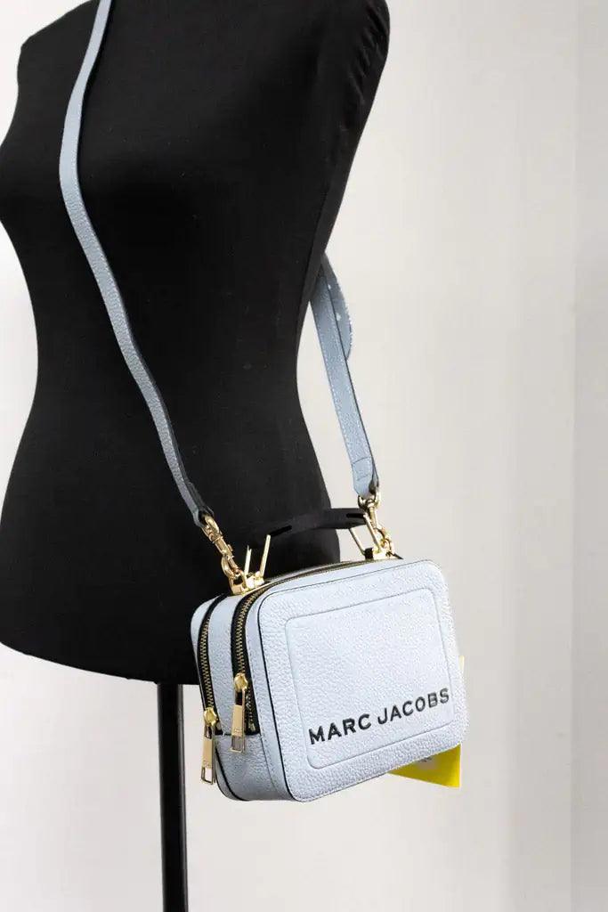 Marc Jacobs The Box Quarry Leather Top Handle Bag - Evallys.com # #