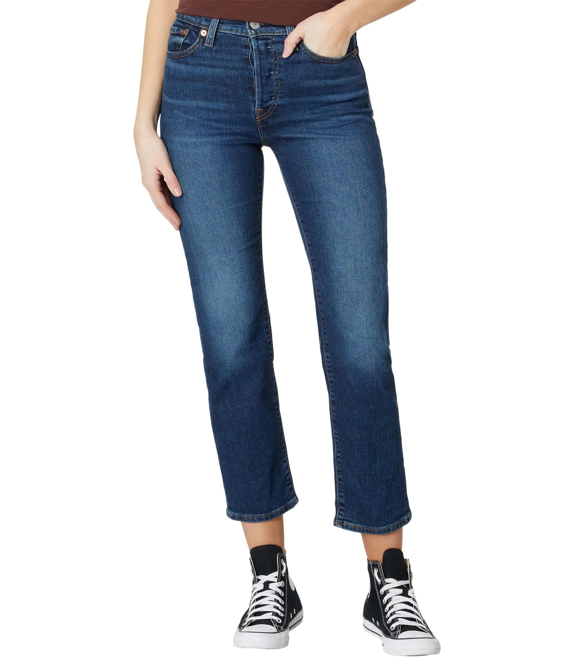 Levi's Women's Wedgie Straight Jeans 30 (New) Indigo Here We Go - Evallys.com # #