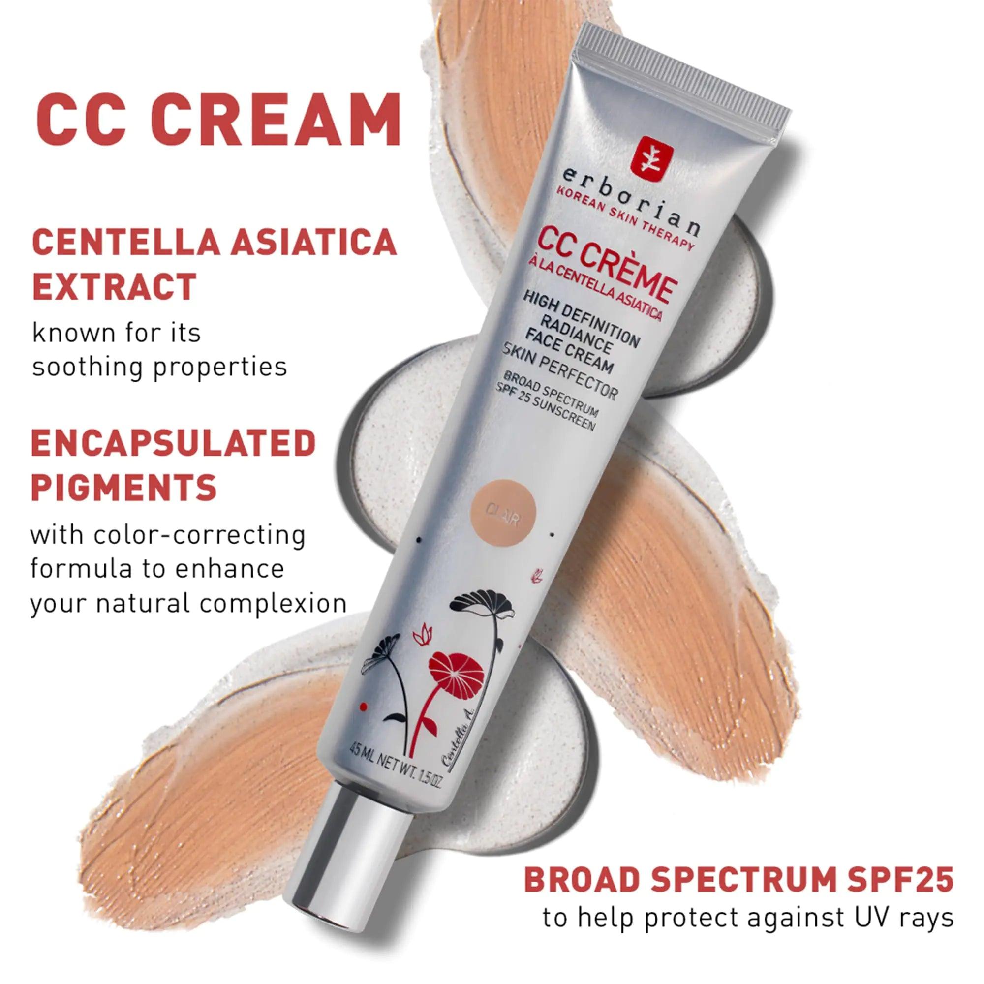 Erborian Color Correcting CC Cream with Centella Asiatica 1.5 Ounce (Pack of 1) 03 Caramel - Evallys.com # #