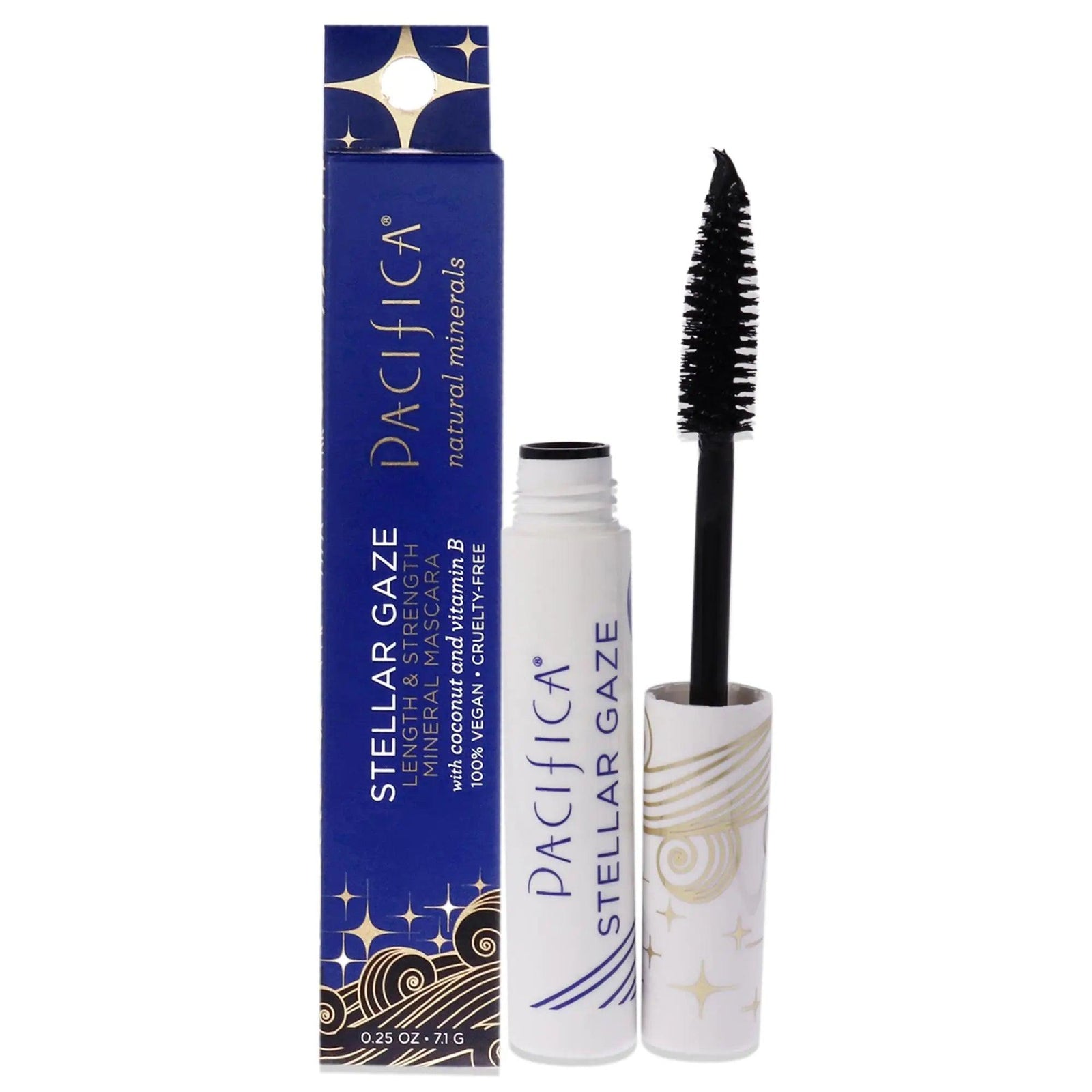 Pacifica Stellar Gaze Length & Strength Mineral Mascara (Supernova) Stellar Gaze Length & Strength Mineral Mascara Super Nova (black) 0.25 Fl Oz (Pack of 1) - Evallys.com # #