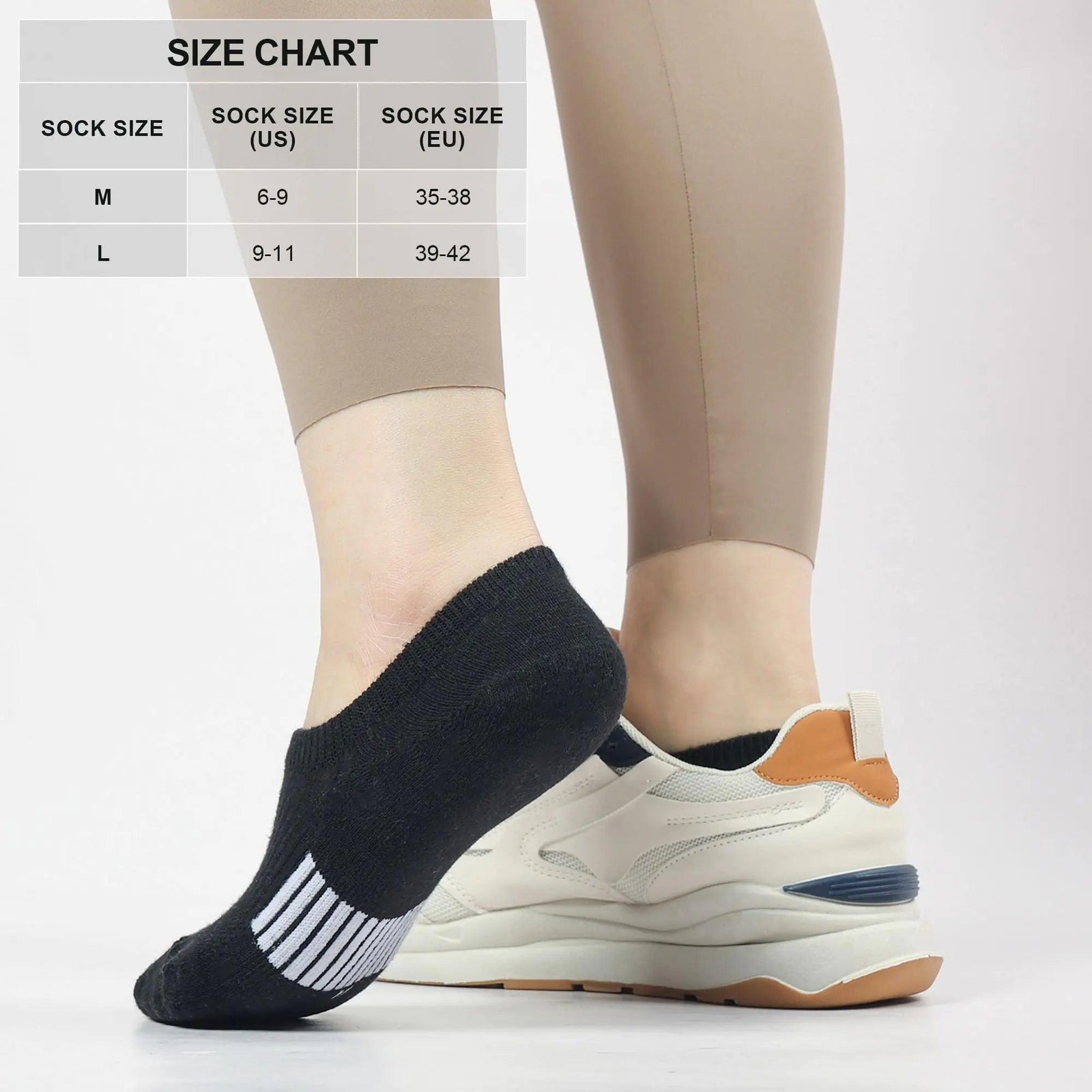 Toes Home No Show Socks Womens Cushioned Low Cut Athletic Hidden Liner for Sneakers Ankle Invisible Running Socks 4/6 Pairs 6-9 6 Black - Evallys.com # #