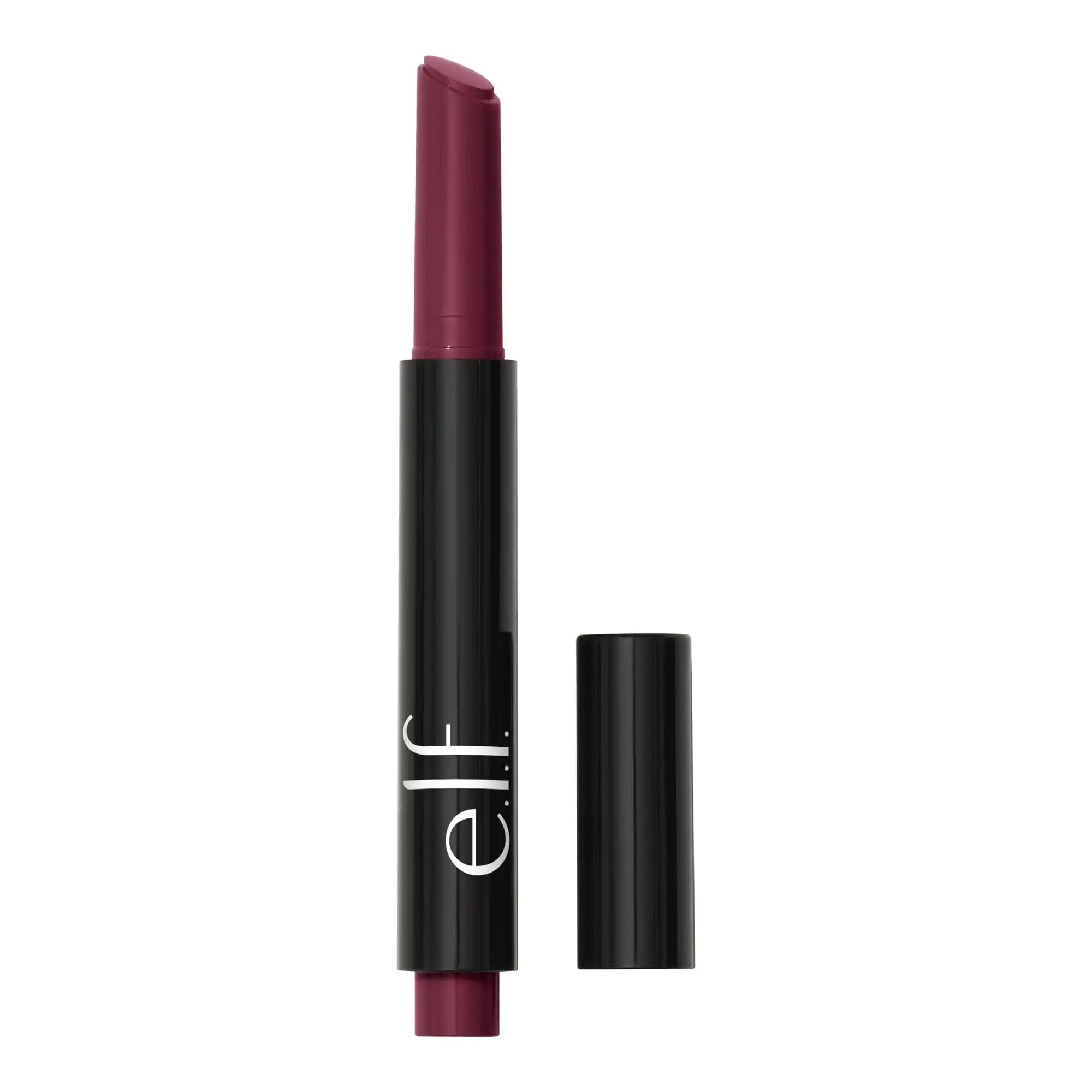 e.l.f. Pout Clout Lip Plumping Pen, Nourishing Lip Balm For Sheer Color & Shine, Plumps & Moisturizes, Vegan & Cruelty-Free, Plum on Over 0.07 Ounce (Pack of 1) - Evallys.com # #