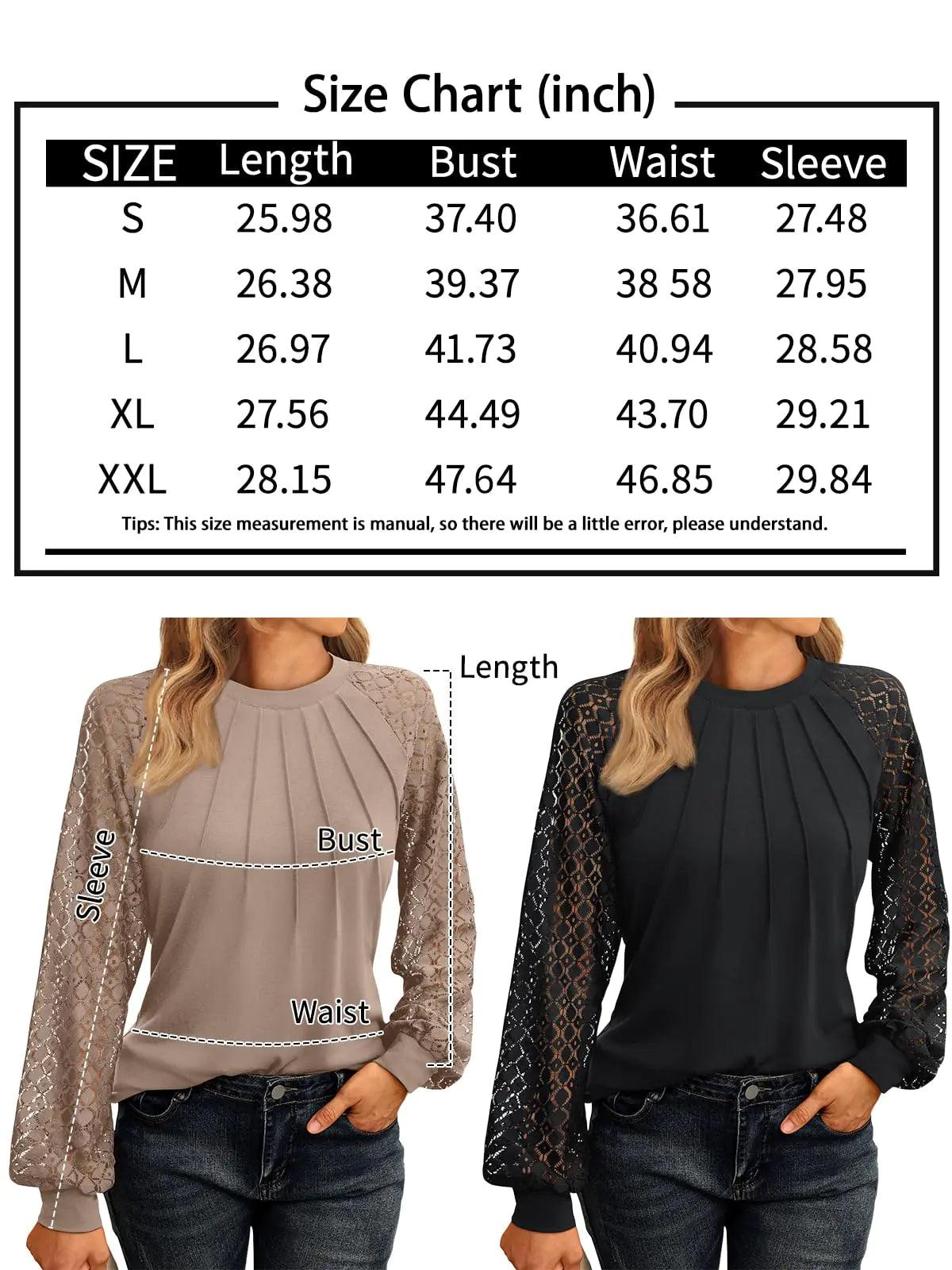 AUTOMET Womens Long Sleeve Shirts Lace Tops Business Casual Fall Fashion Outfits Clothes 2024 Knitted Y2k Blouses Small Pink - Evallys.com # #