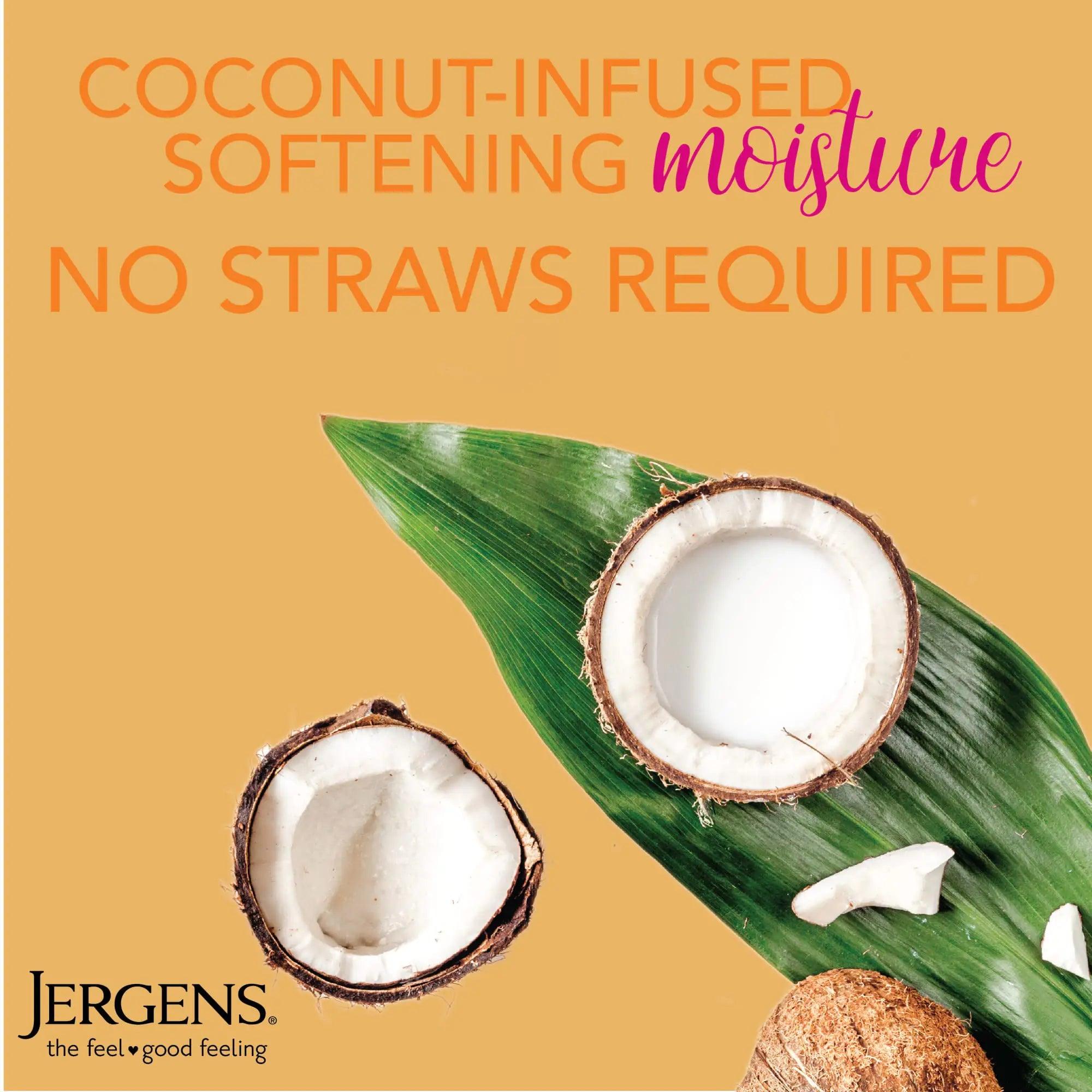 Jergens Hydrating Coconut Body Moisturizer, 16.8 Ounce (Pack of 3) 16.8 Fl Oz (Pack of 3) - Evallys.com # #