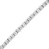 .925 Sterling Silver 1.0 Cttw Miracle-Set Diamond Round Faceted Bezel Tennis Bracelet (I-J Color, I3 Clarity) - Evallys.com