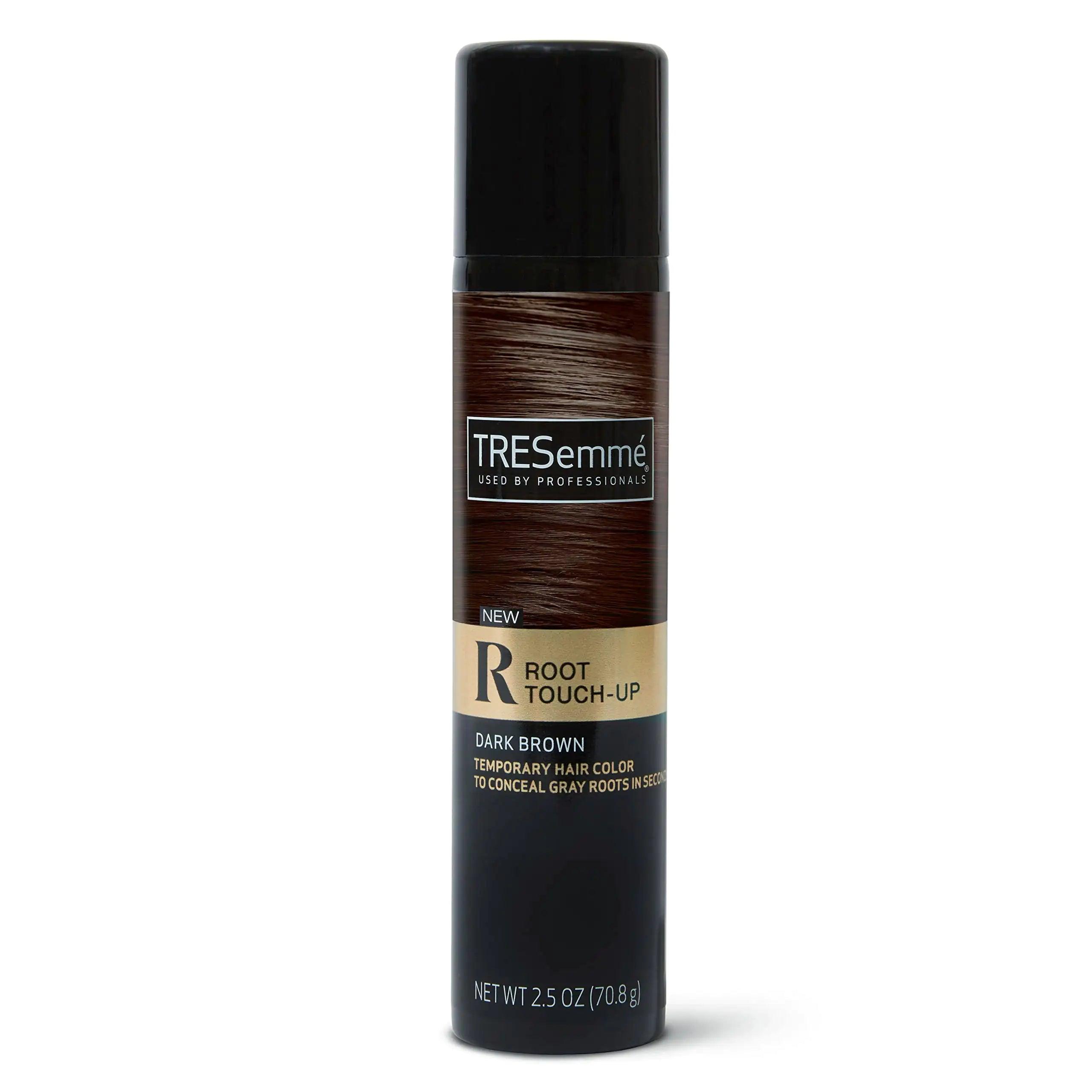 TRESemmé Root Touch-Up Temporary Hair Color Dark Brown Hair Ammonia-free, Peroxide-free Root Cover Up Spray 2.5 oz 2.5 Ounce (Pack of 1) - Evallys.com # #