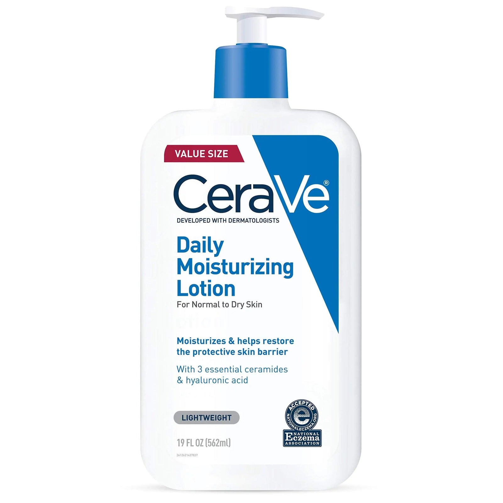 CeraVe Daily Moisturizing Lotion for Dry Skin | Body Lotion & Face Moisturizer with Hyaluronic Acid and Ceramides | Daily Moisturizer | Fragrance Free | Oil-Free | 19 Ounce 19 Fl Oz (Pack of 1) - Evallys.com # #