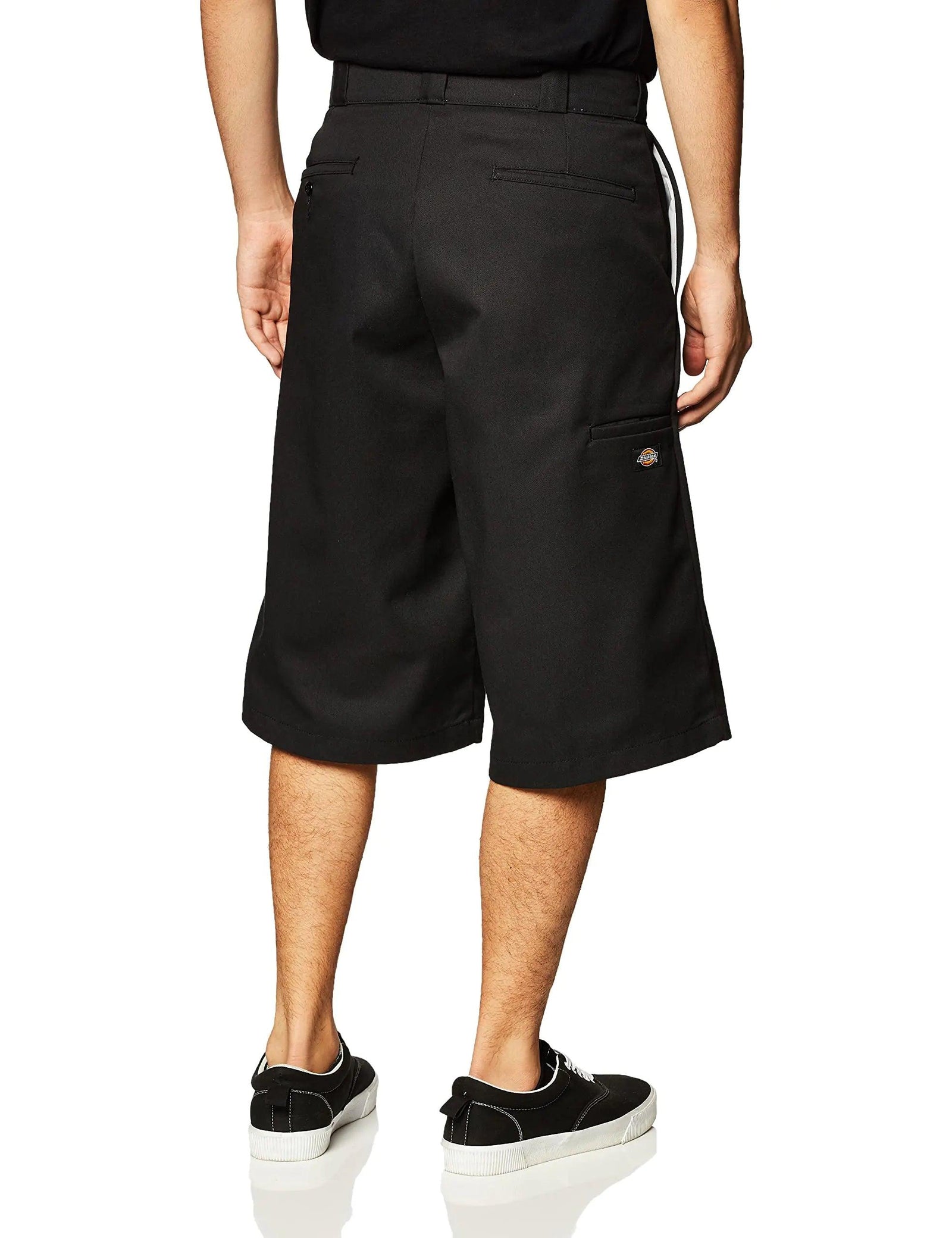Dickies Men's 13 Inch Loose Fit Multi-Pocket Work Short 34 Black V1 - Evallys.com # #