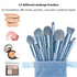 Koccido Makeup Brushes 22 Pcs Makeup Kit,Foundation Brush Eyeshadow Brush Make up Brushes Set (Blue, 22 Piece Set) Sky-blue - Evallys.com # #