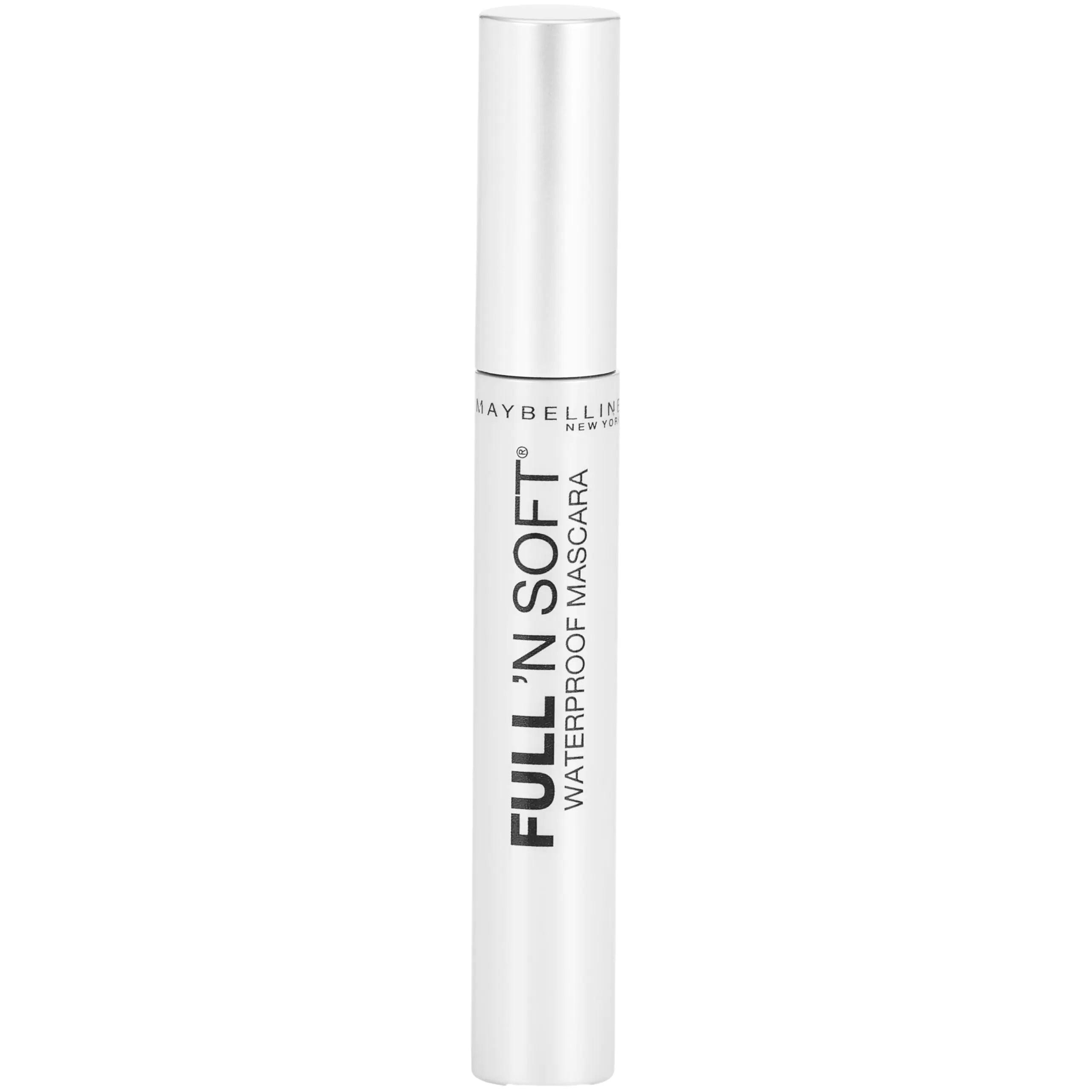 Maybelline Full 'N Soft Waterproof Mascara, Very Black, 1 Count 0.28 Fl Oz (Pack of 1) - Evallys.com # #