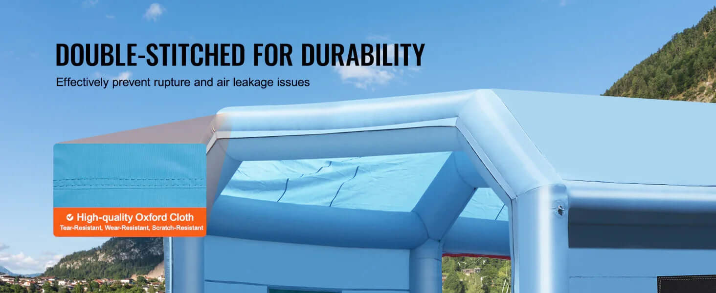 SucceBuy Inflatable Paint Booth Inflatable Spray Booth with Powerful Blowers and Air Filter System Portable Car Paint Booth