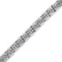 .925 Sterling Silver 2.0 Cttw Diamond 7" Round Miracle Plate Link Bracelet (I-J Color, I2-I3 Clarity) - Evallys.com # #