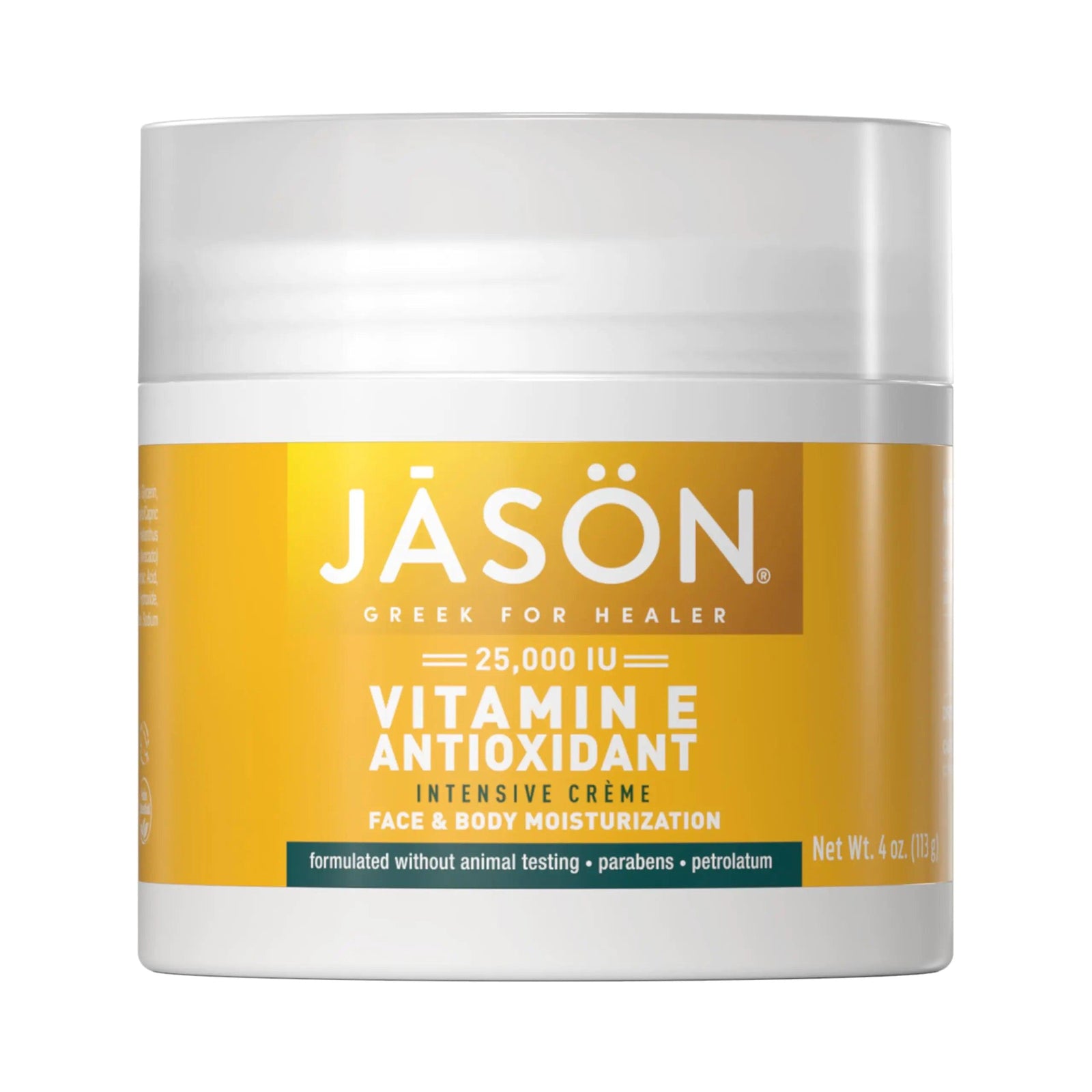 JASON Vitamin E 25, 000 IU Intensive Moisturizing Crème, For Face and Body, 4 Fluid Ounces 25000 IU - Evallys.com # #