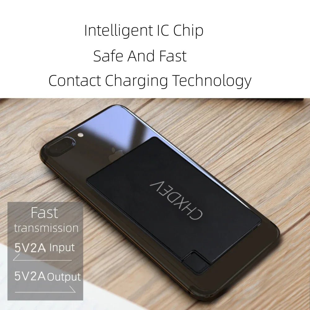 Power Bank For iPhone 5MM Ultra Thin 5000mAh Portable Fast Charging External Battery Built In Cable For Samsung iPhone XIAOMI - Evallys.com