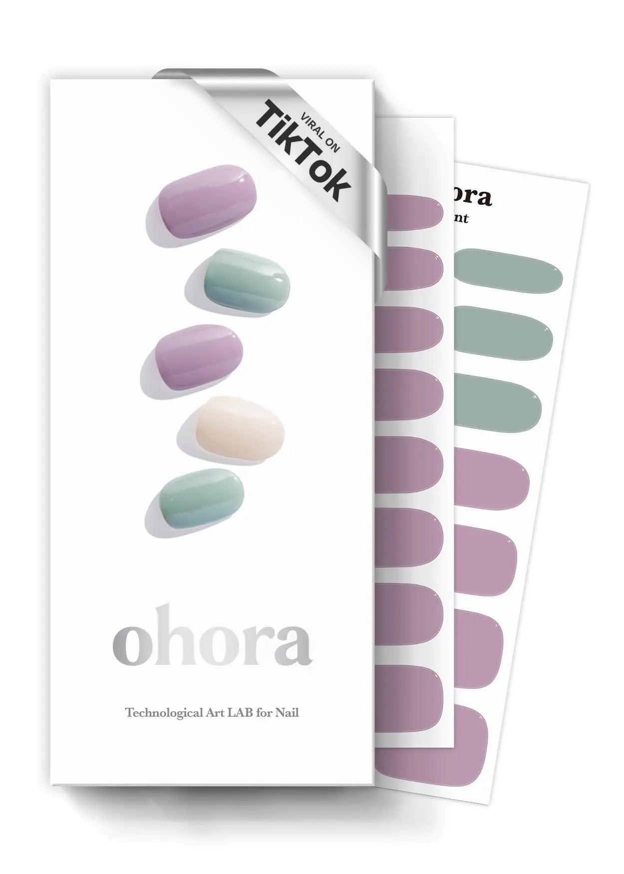 ohora Semi Cured Gel Nail Strips (N Bare Pink) - White, Solid, Works with Any UV/LED Nail Lamps, Salon-Quality, Long Lasting, Easy to Apply & Remove - Includes 2 Prep Pads, Nail File & Wooden Stick 01. N Bare Pink - Evallys.com # #