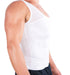 Esteem Apparel Original Men's Chest Compression Shirt to Hide Gynecomastia Moobs Shapewear Medium White - Evallys.com # #