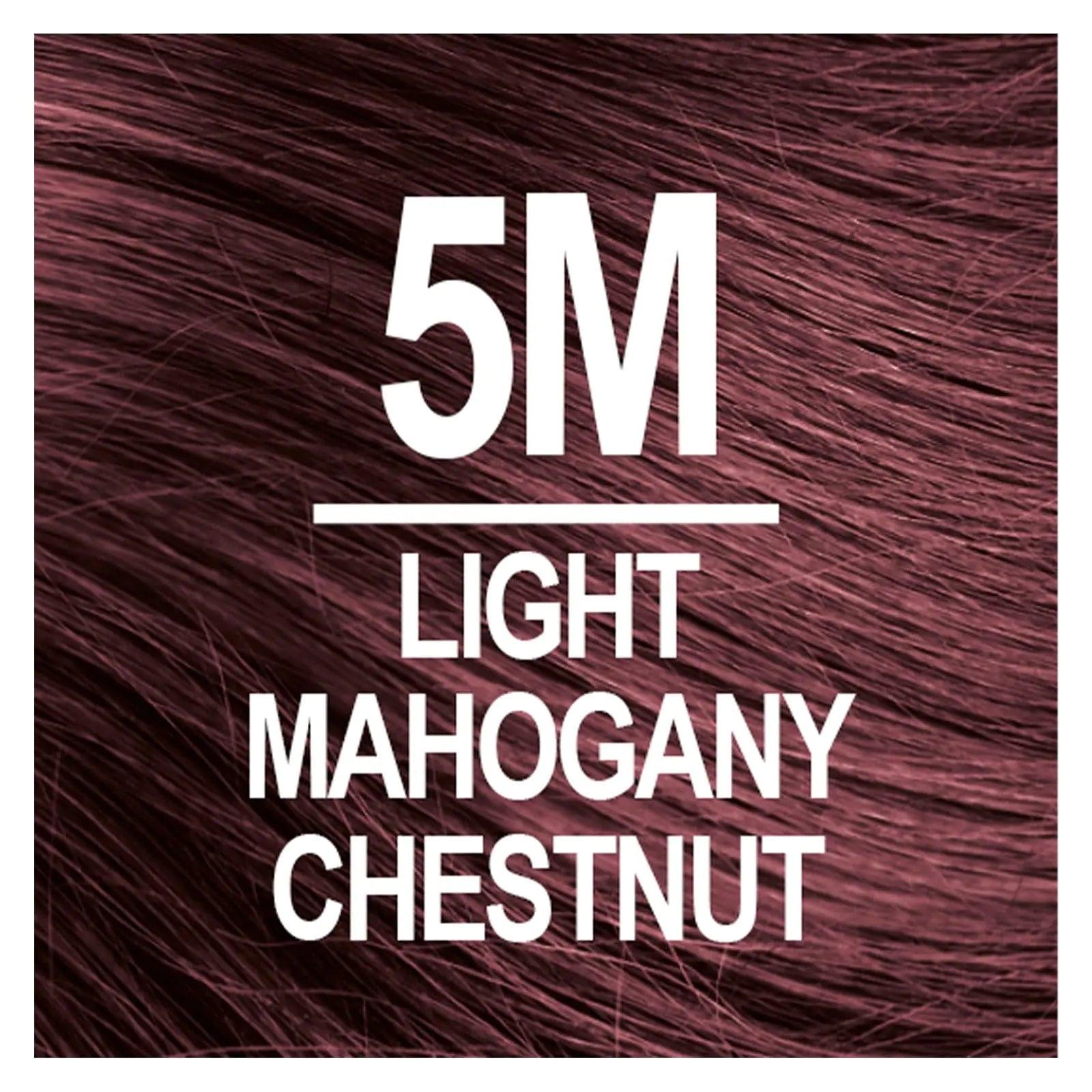 Naturtint Permanent Hair Color 5M Light Mahogany Chestnut (Pack of 6), Ammonia Free, Vegan, Cruelty Free, up to 100% Gray Coverage, Long Lasting Results - Evallys.com # #