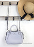 Kate Spade Dumpling Small Mountain Grey Leather Satchel Bag - Evallys.com # #