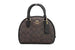 Coach (CA591) Sydney Small Brown Black Signature Coated Canvas Satchel Handbag - Evallys.com # #