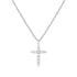 PAVOI 14K Gold Plated Cubic Zirconia Cross Necklace for Women | Cross Faith Pendant Necklaces White Gold - Evallys.com # #