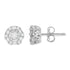 10K White Gold Diamond Stud Earring (1/2 cttw, I-J Color, I3 Clarity) - Evallys.com # #