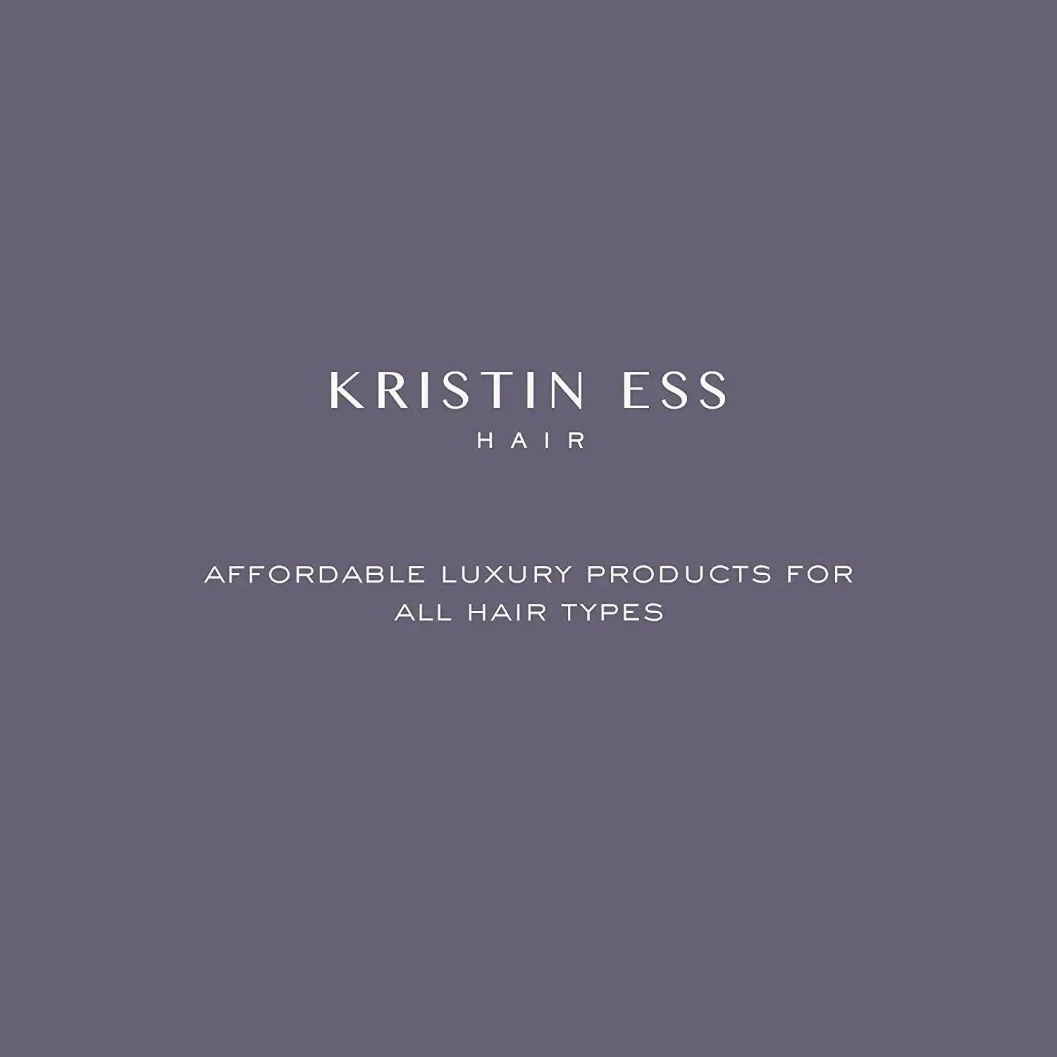 Kristin Ess Hair Purple Shampoo and Conditioner Set for Blonde, Brunette, Silver + Gray Hair, Anti Brass + Yellow Tones, Safe for Color Treated Hair, Sulfate Free Toning Shampoo Conditioner Purple Shampoo & Conditioner 10 oz. - Evallys.com # #