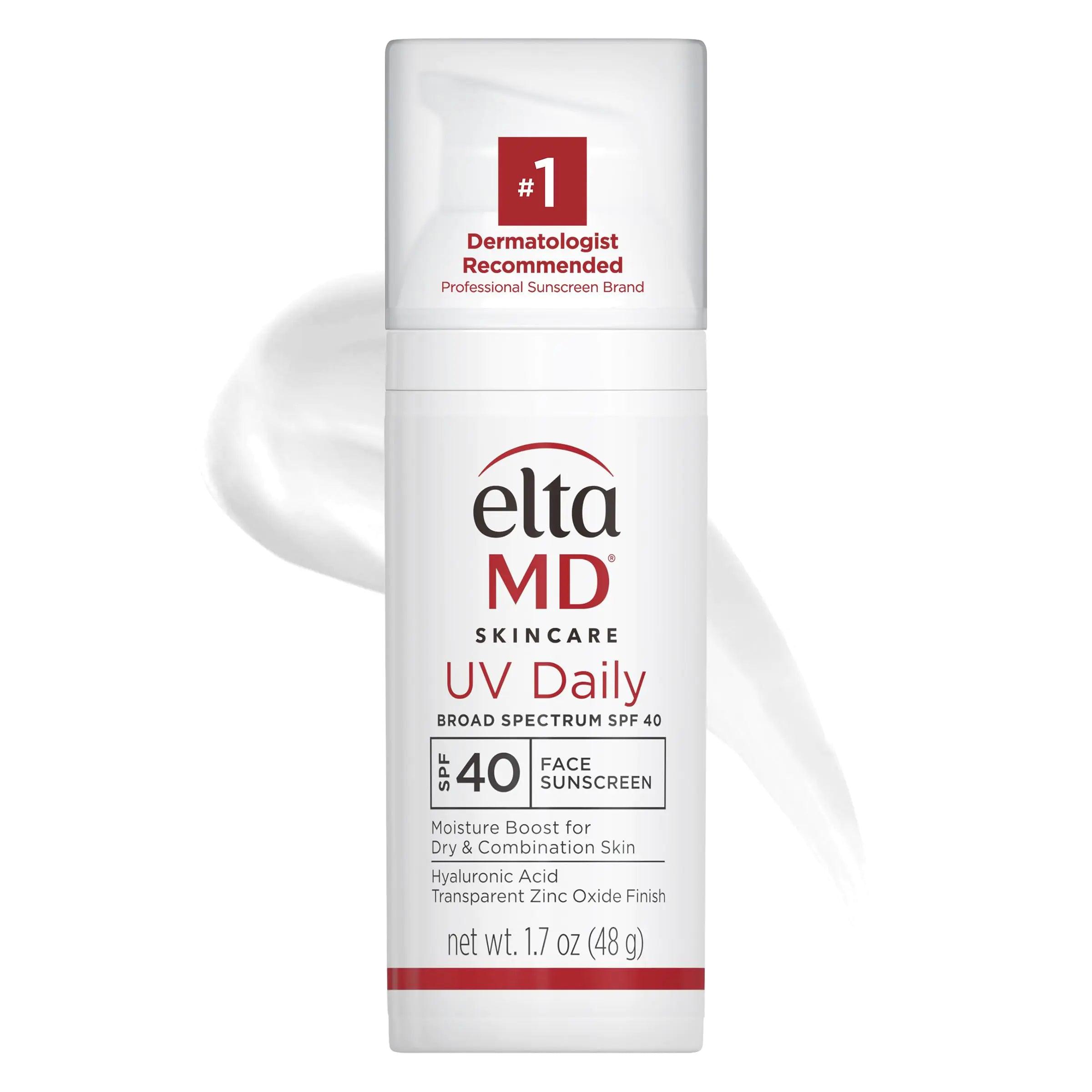 EltaMD UV Daily SPF 40 Face Sunscreen Moisturizer with Zinc Oxide, Daily Moisturizer with SPF, 1.7 oz Pump - Evallys.com # #