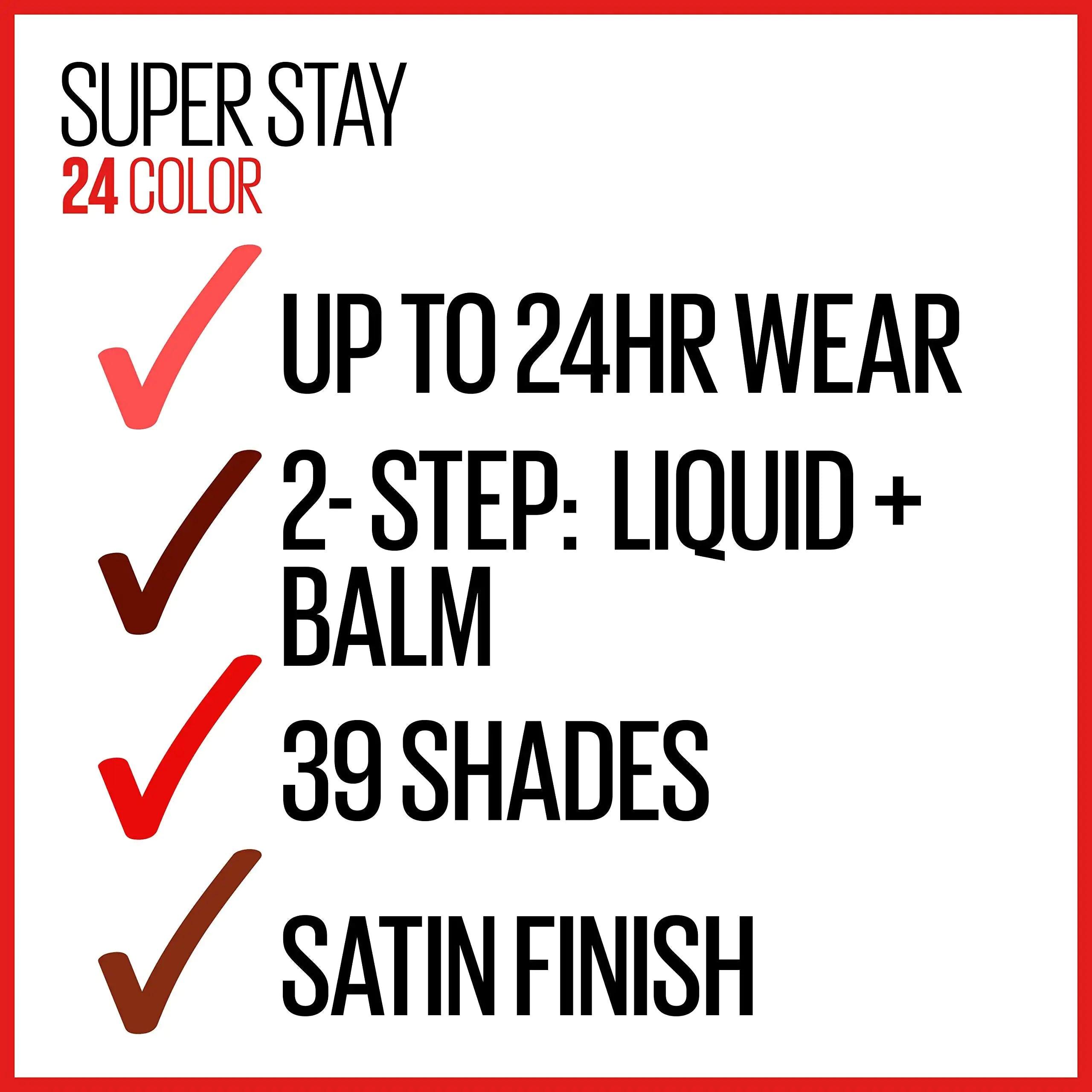 Maybelline Super Stay 24, 2-Step Liquid Lipstick Makeup, Long Lasting Highly Pigmented Color with Moisturizing Balm, Timeless Toffee, Nude Brown, 1 Count 150 TIMELESS TOFFEE 0.08 Fl Oz (Pack of 1) - Evallys.com # #