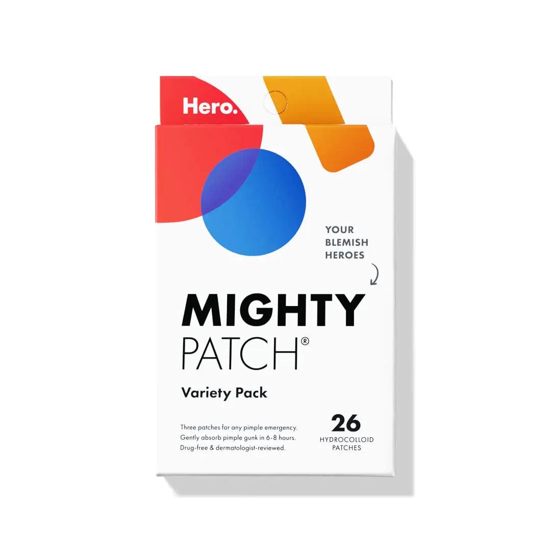 Hero Cosmetics Mighty Patch™ Variety Pack - Hydrocolloid Acne Pimple Patches for Covering Zits and Blemishes, Spot Stickers for Face and Skin (26 Count) 26 Count (Pack of 1) - Evallys.com # #