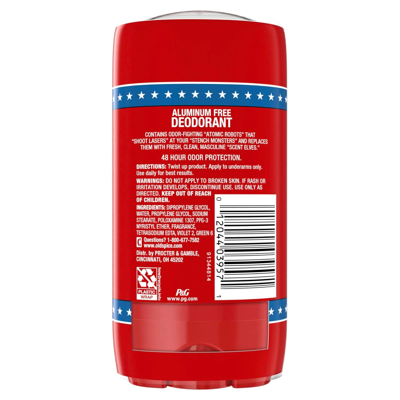 Old Spice Men's Aluminum Free Deoderant, High Endurance, Fresh Scent, 24-hr Odor Protection, 3.0 oz (Pack of 2) - Evallys.com # #