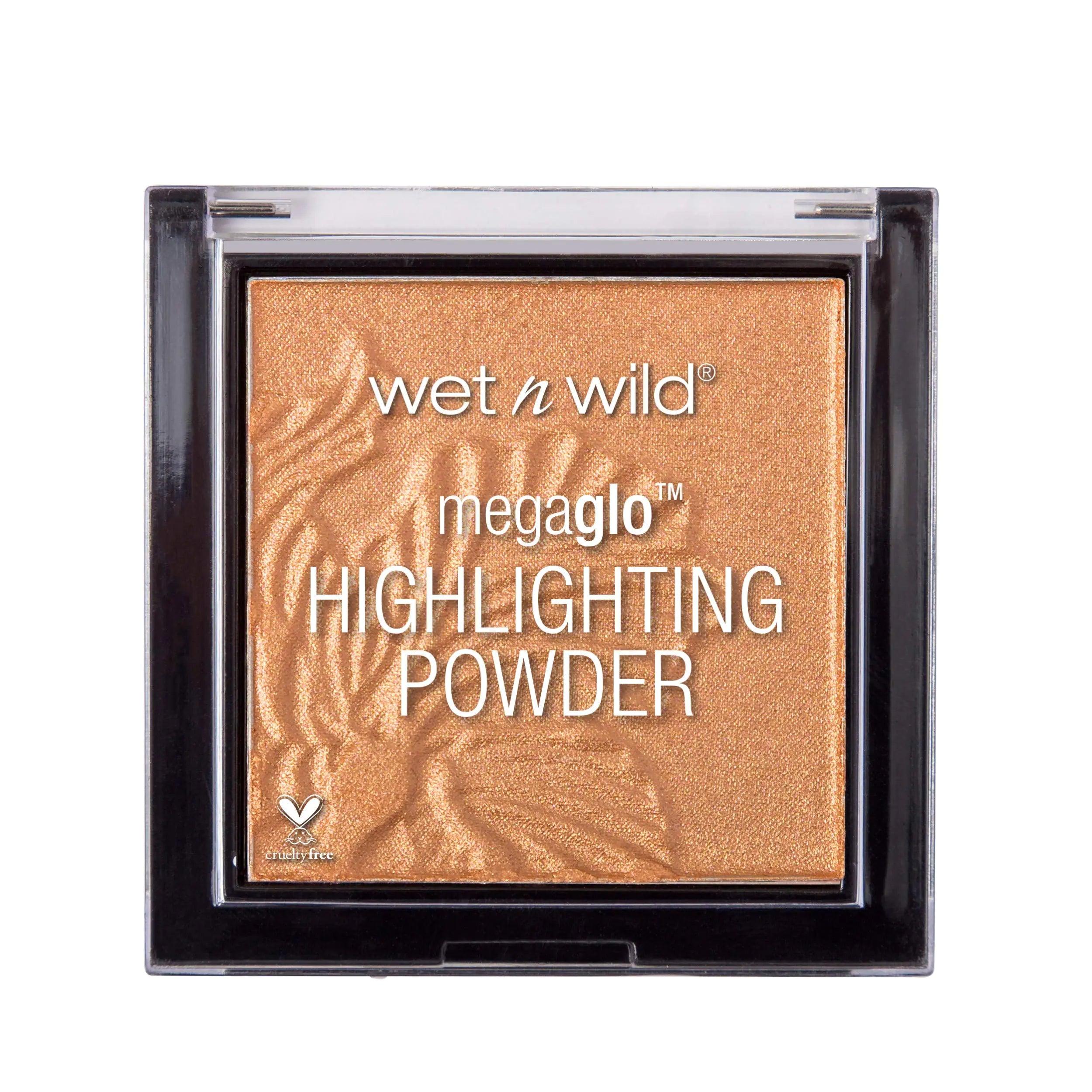 wet n wild MegaGlo Highlighting Powder Warm Gold Golden Flower Crown - Evallys.com # #