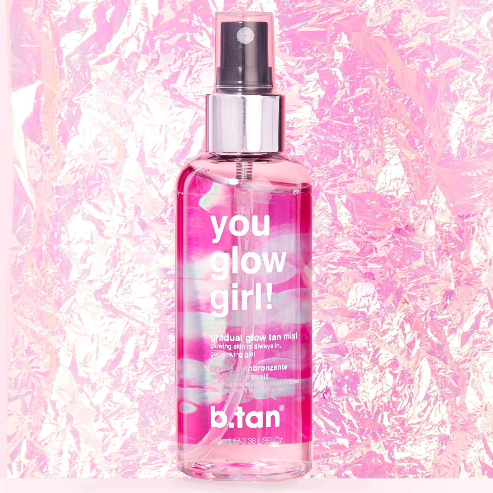 b.tan Face & Body Self Tanner Mist | You Glow Girl - Lightweight, Daily Gradual Sunless Tanner Mist For Glowing Skin All Day Long, Quick Drying, Streak-Free, Vegan, 3.38 Fl Oz you glow girl face & body mist - Evallys.com # #