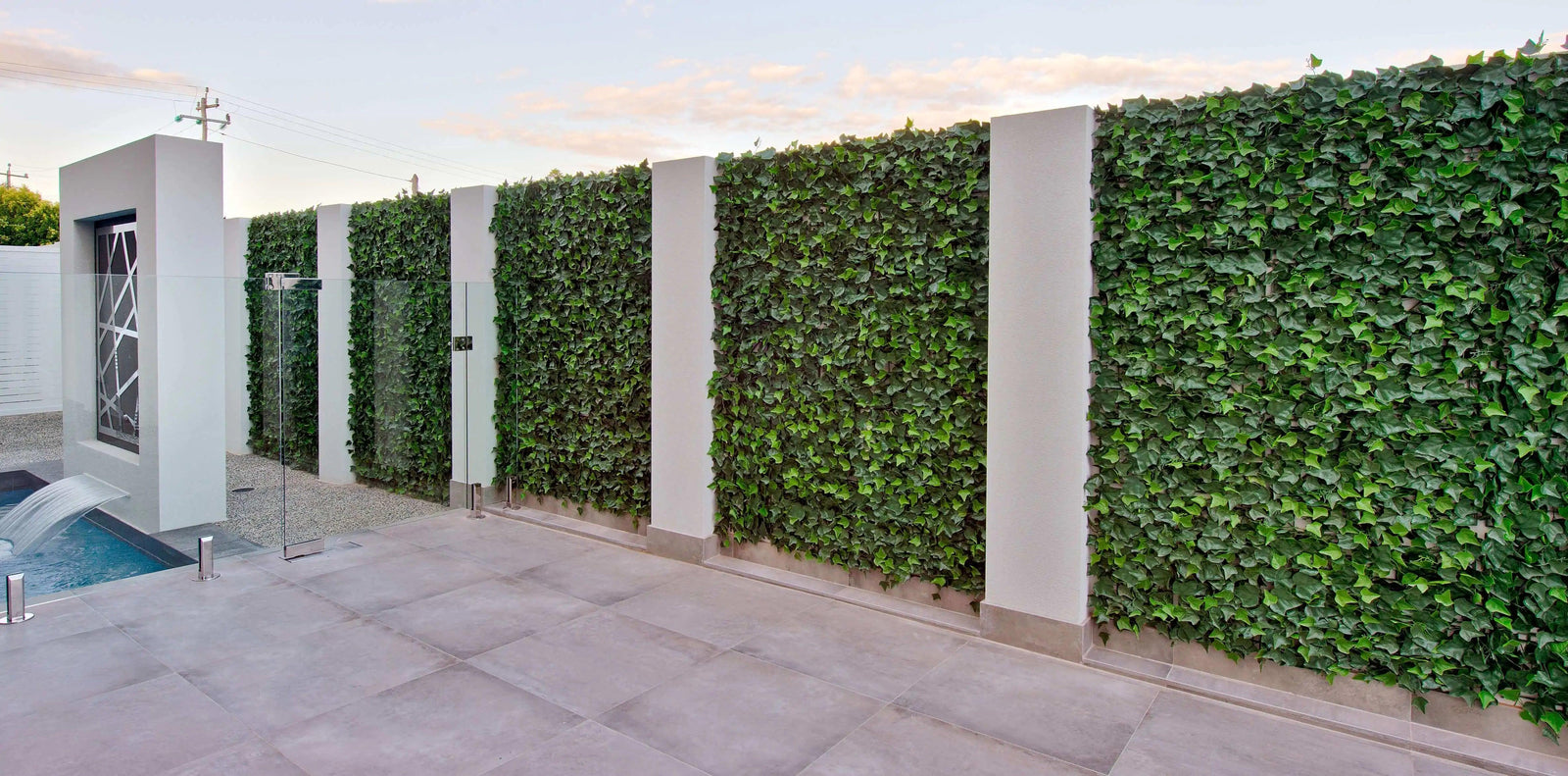 Artificial Boston Ivy Green Wall 33SQ FT UV Resistant - Evallys.com # #