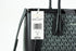 Michael Kors Kali Medium Black Silver Signature PVC  Satchel iPad Case Handbag - Evallys.com # #