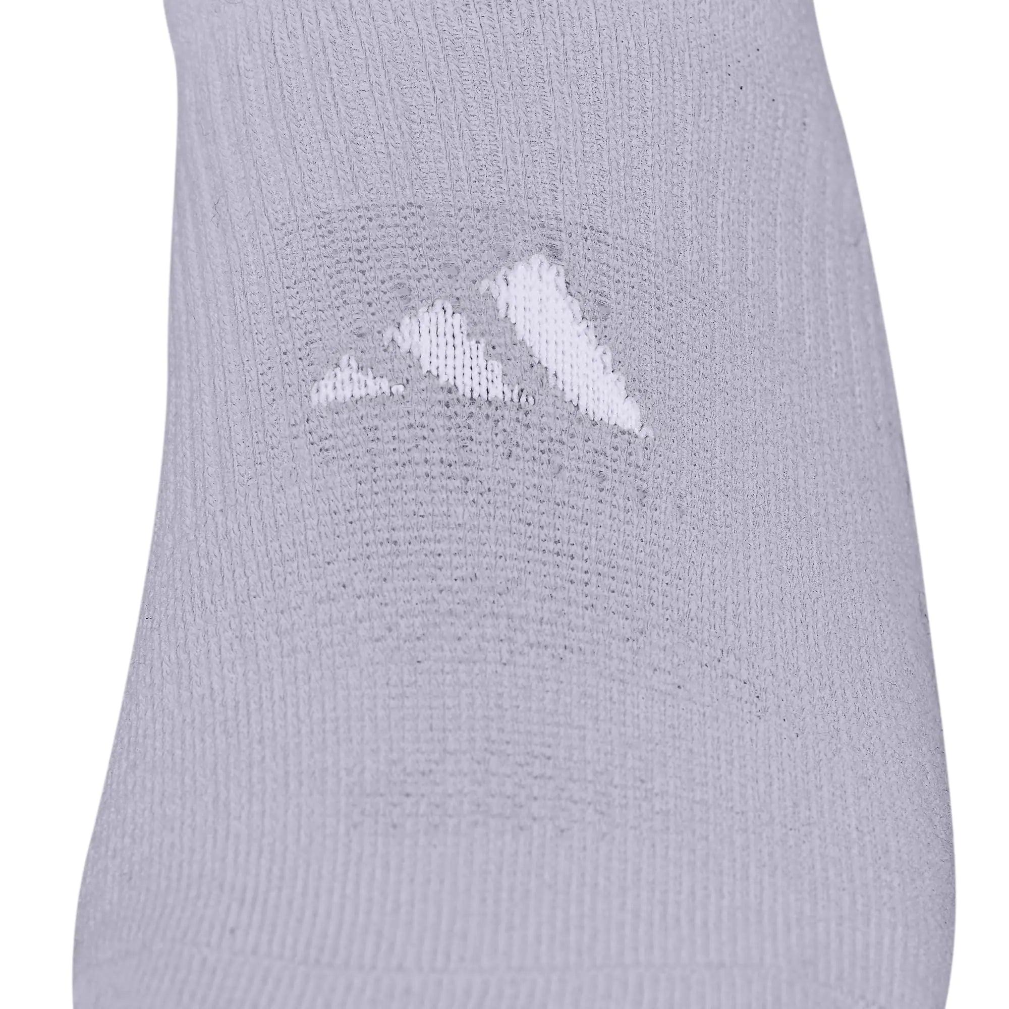 adidas Women's Superlite 3.0 Super No Show Athletic Socks Ultra Low-Profile with Targeted Cushion (6 Pairs) Medium White/Black/Grey - Evallys.com # #