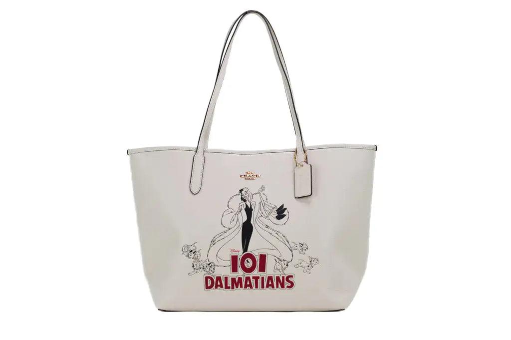 Coach X Disney Cruella 101 Dalmations Motif City Tote - Evallys.com # #