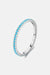 925 Sterling Silver Artificial Turquoise Ring - Evallys.com # #