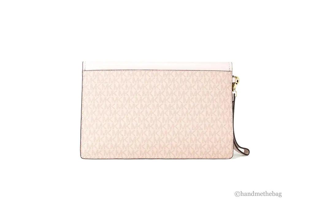 Michael Kors Maisie Large Powder Blush Leather 3-in-1 Crossbody Tote - Evallys.com # #