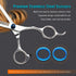 Stainless Steel Hair Cutting Scissors Thinning Shears 6.5 Inch Professional Salon Barber Haircut Scissors Family Use for Man Woman Adults Kids - Evallys.com # #