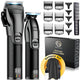 Novah® Professional Hair Clippers for Men, Professional Barber Clippers and Trimmer Set, Mens Cordless Hair Clippers for Barbers Haircut Kit Fade HCL-002 - Evallys.com