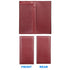 CASMONAL Premium Leather Checkbook Cover for Men and Women Checkbook Holder Wallet RFID Blocking Red Wine - Evallys.com # #