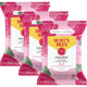 Burt's Bees Rose Water Face Wipes, for All Skin Types, Hydrating Micellar Makeup Remover & Facial Cleansing Towelettes, 30 Ct (3-Pack) 30 Count (Pack of 3) - Evallys.com