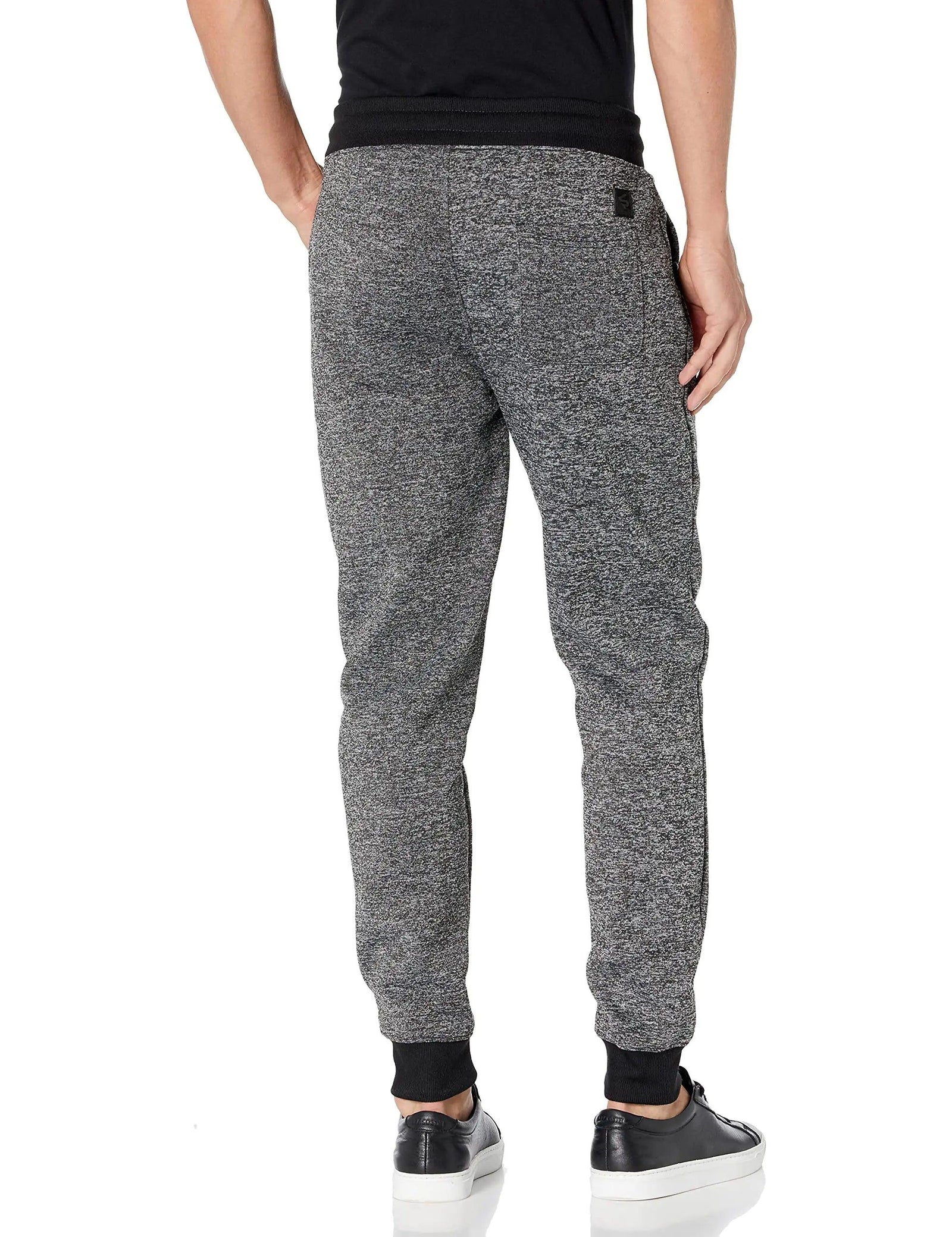 Southpole Men's Marled Fleece Sweatpants - Regular and Big & Tall Sizes 3X-Large Marled Black Aloit - Evallys.com # #