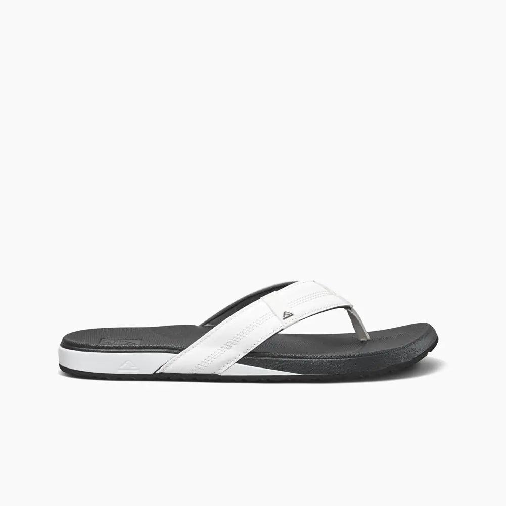 REEF Cushion Phantom Men's Flip Flop, Ultra Soft Cushion Footbed 12 White/Charcoal - Evallys.com # #